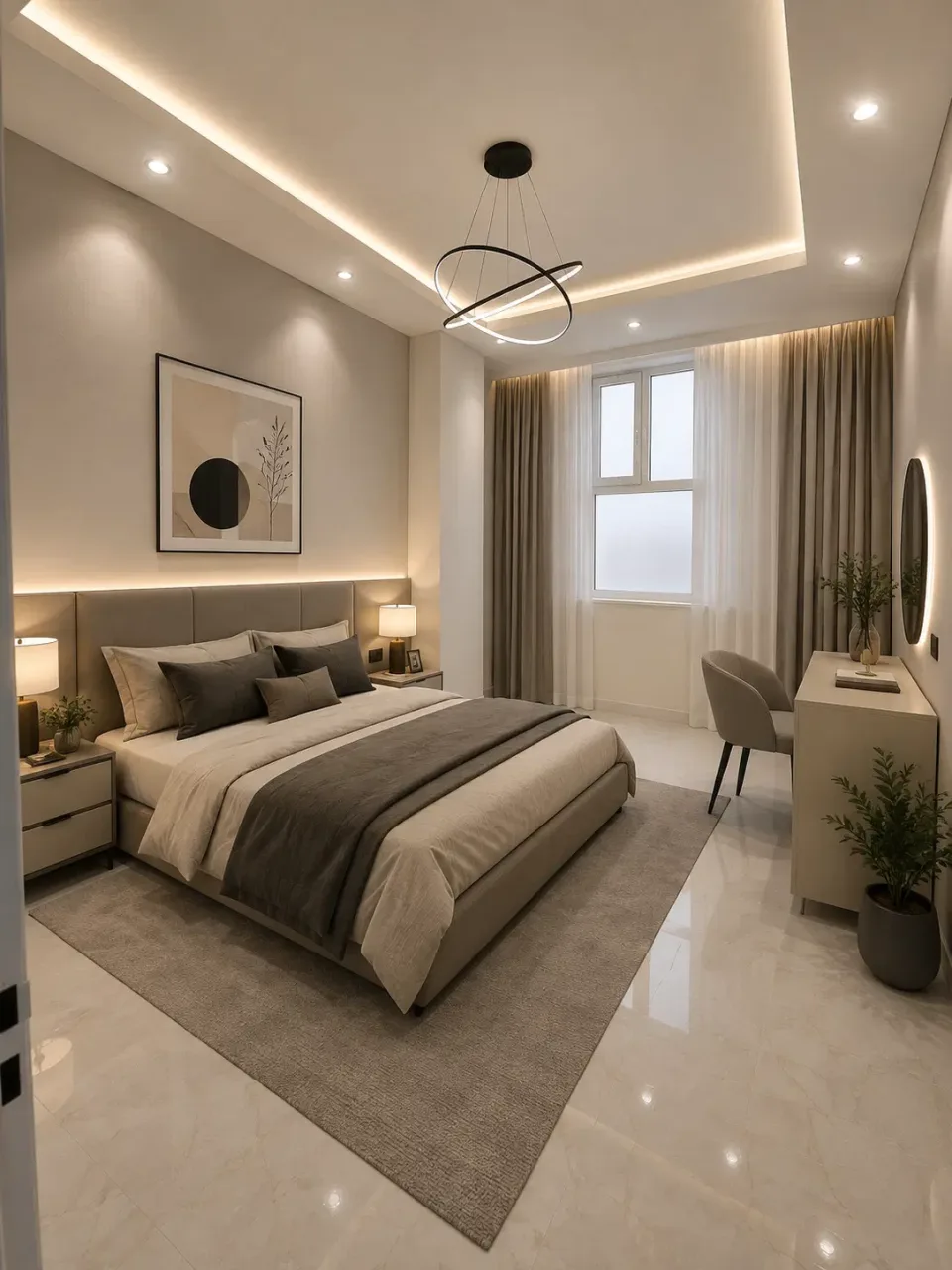 ۱۱۷ متر دوخوابه نوساز در باغستان کرج