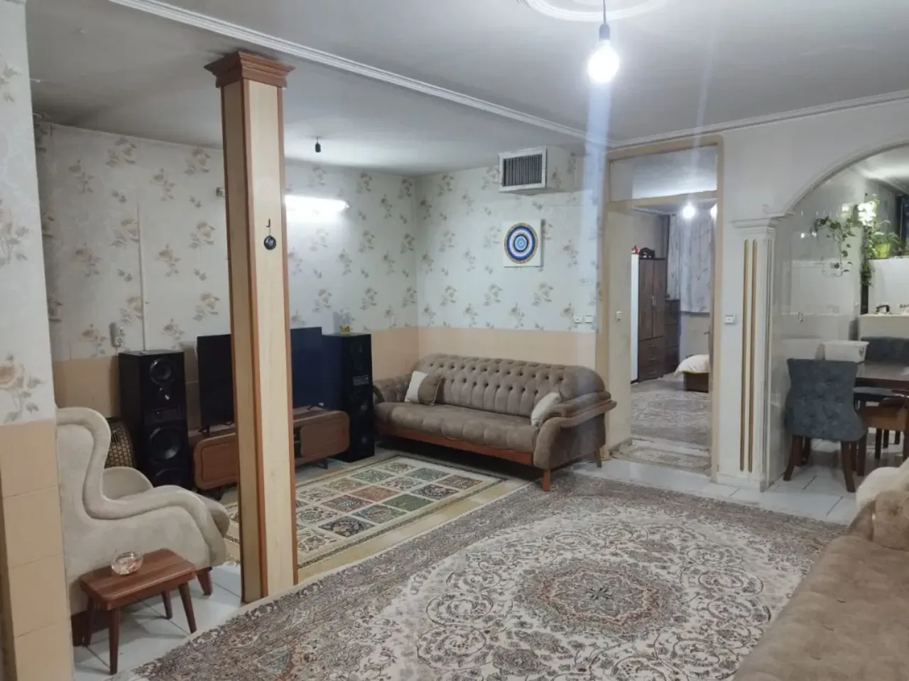 اجاره آپارتمان ۸۱ متری یک‌خوابه در ساسانی