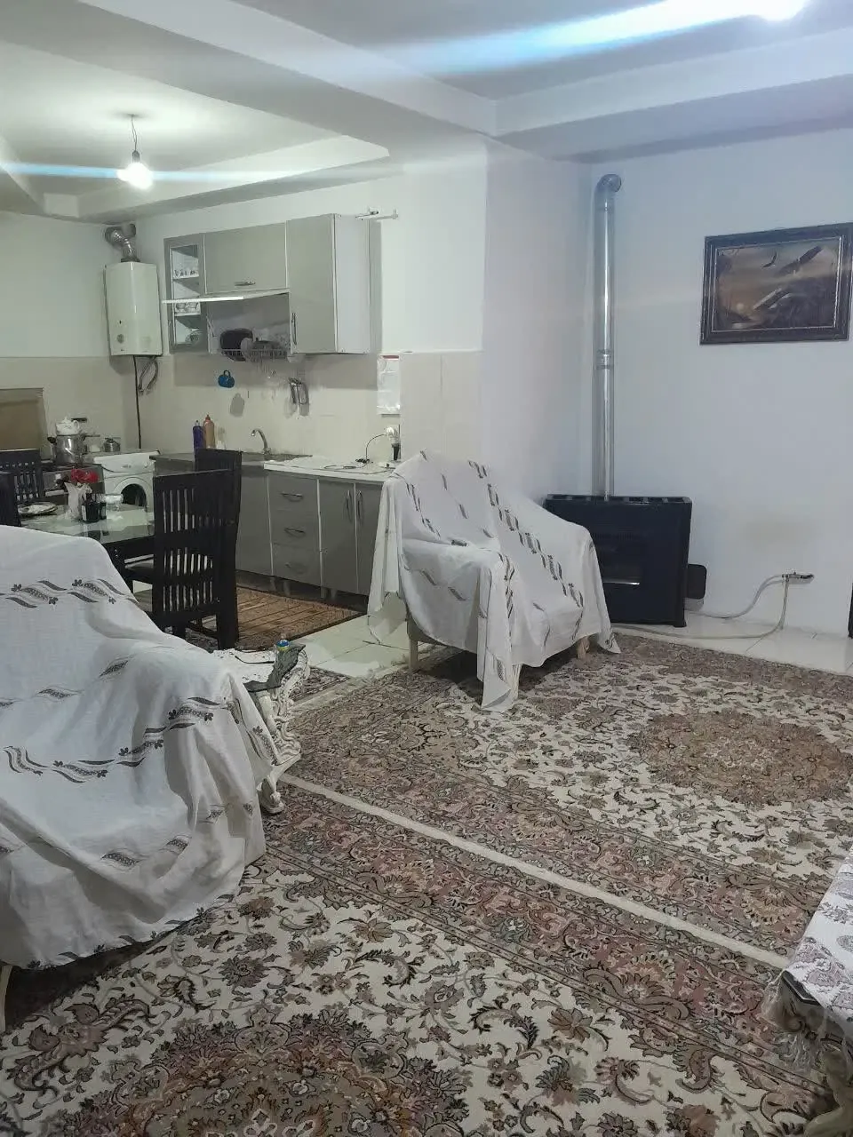 ۷۰ متر آپارتمان یک‌خوابه با بالکن در خرمدشت